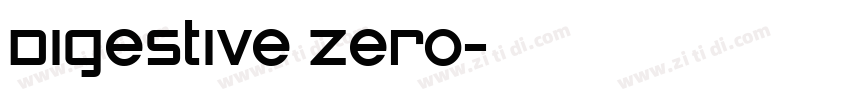 Digestive zero字体转换